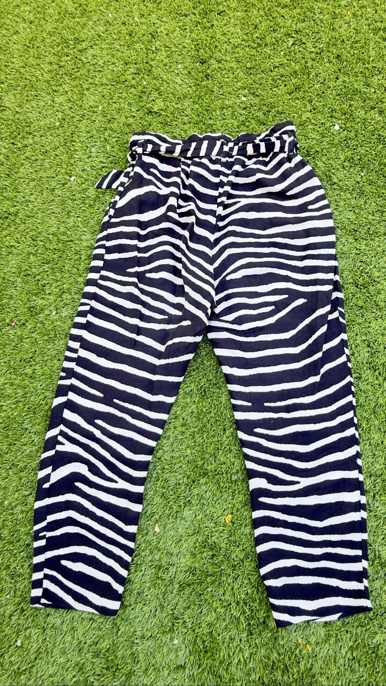 Zwart-witte damesbroek maat 42 van H&M – photo 2